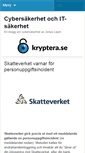 Mobile Screenshot of kryptera.se