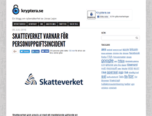 Tablet Screenshot of kryptera.se